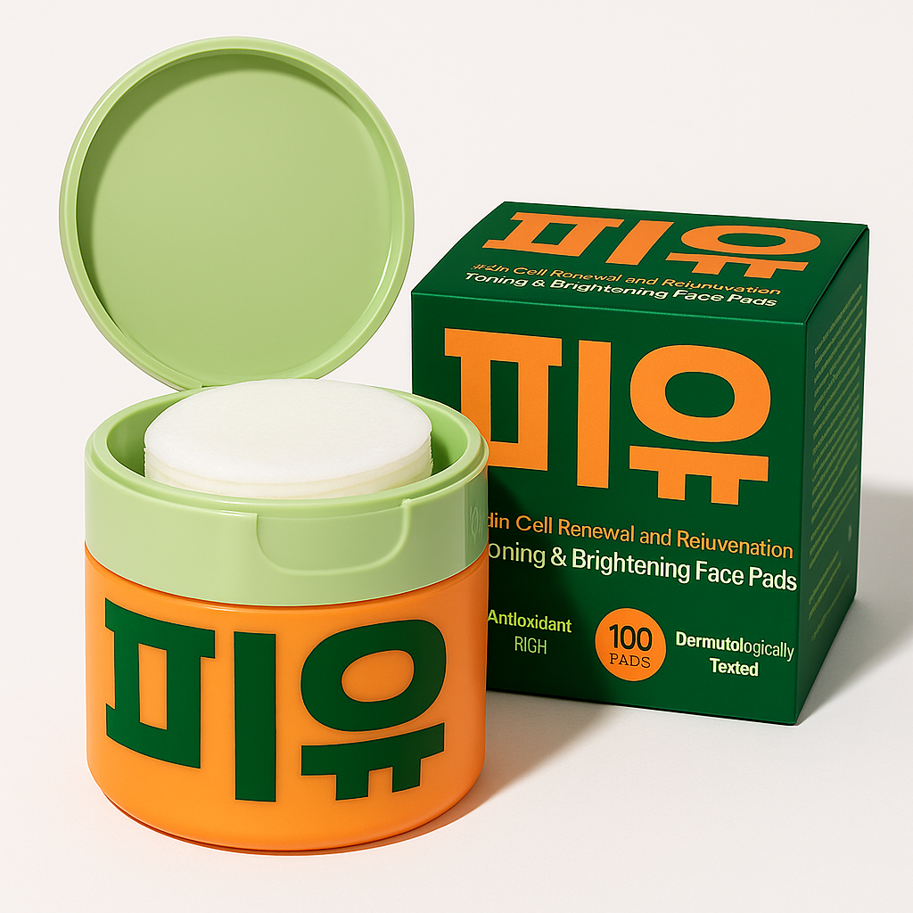 Korean Anti-Aging Toner Pads – Fades Dark Spots & Wrinkles Fast (100 Pads)