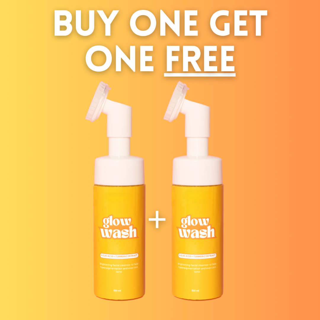 Glo Wash Turmeric & Kojic Acid - Buy One Get One FREE